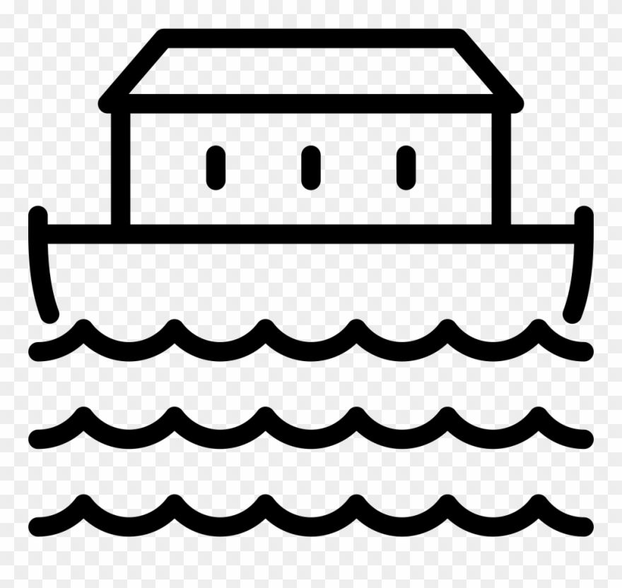 Vector Library Download Noah Png Black And White Transparent - Clipart Noahs Ark Black & White