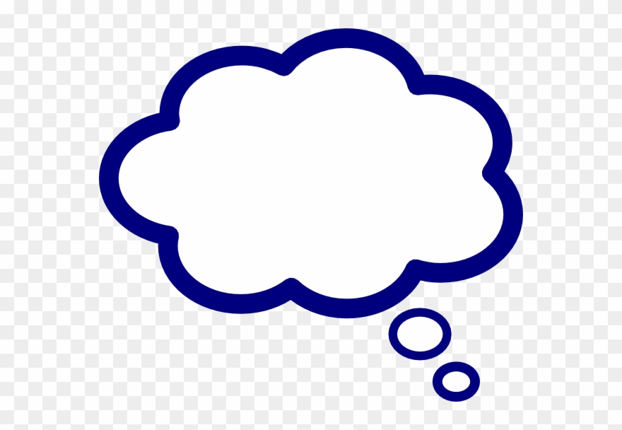 Thought Bubble Clip Art - Thought Bubble Creative Commons - Png Download