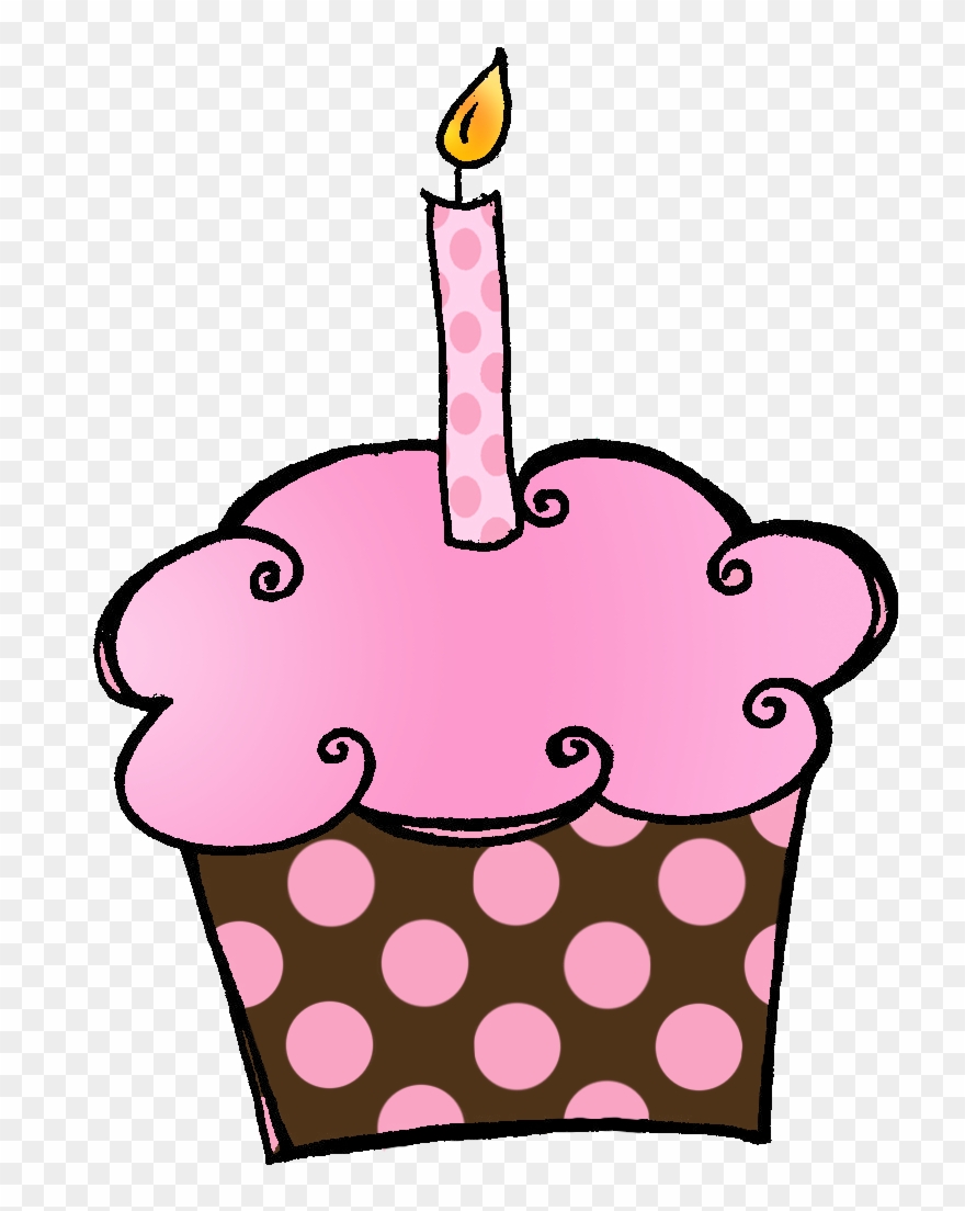 Birthday Cupcakes Clipart - It's My Birthday Month October - Png Download