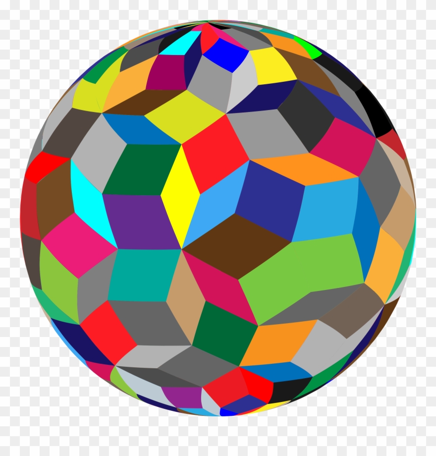 Download Clip Freeuse Download File Cartography Of - Colorful Sphere - Png Download