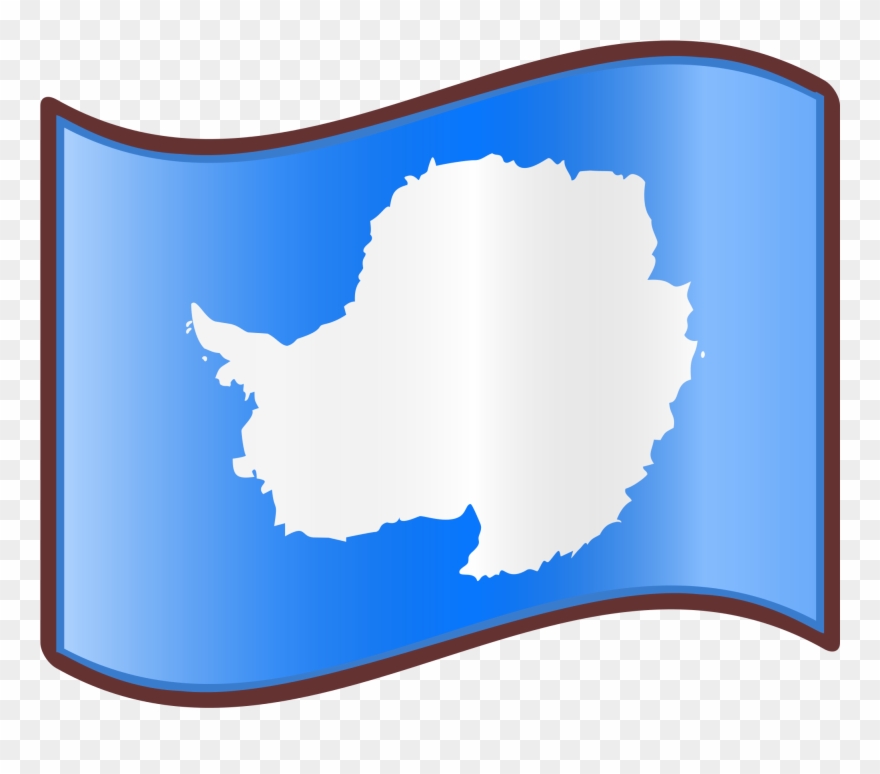 Open - Bandera Del Polo Sur Clipart