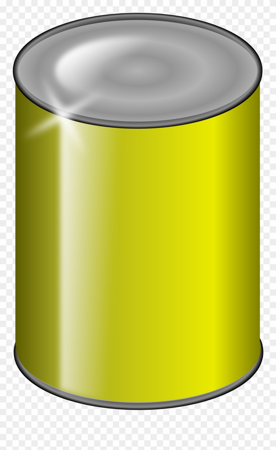 Computer Icons Bottle Rubbish Bins & Waste Paper Baskets - Yellow Can Clipart - Png Download
