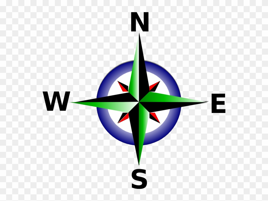 Compass Clip Art - Direction Clipart - Png Download