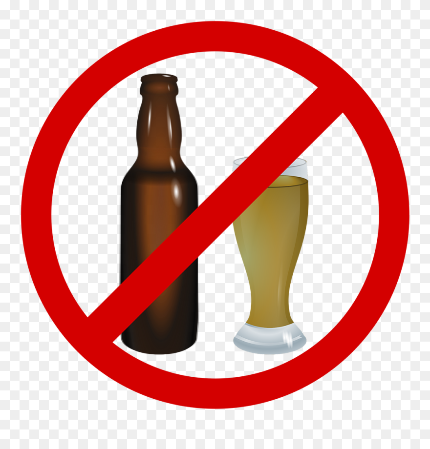 Non-alcoholic Drink Beer Drinking - Clip Art No Alcohol - Png Download