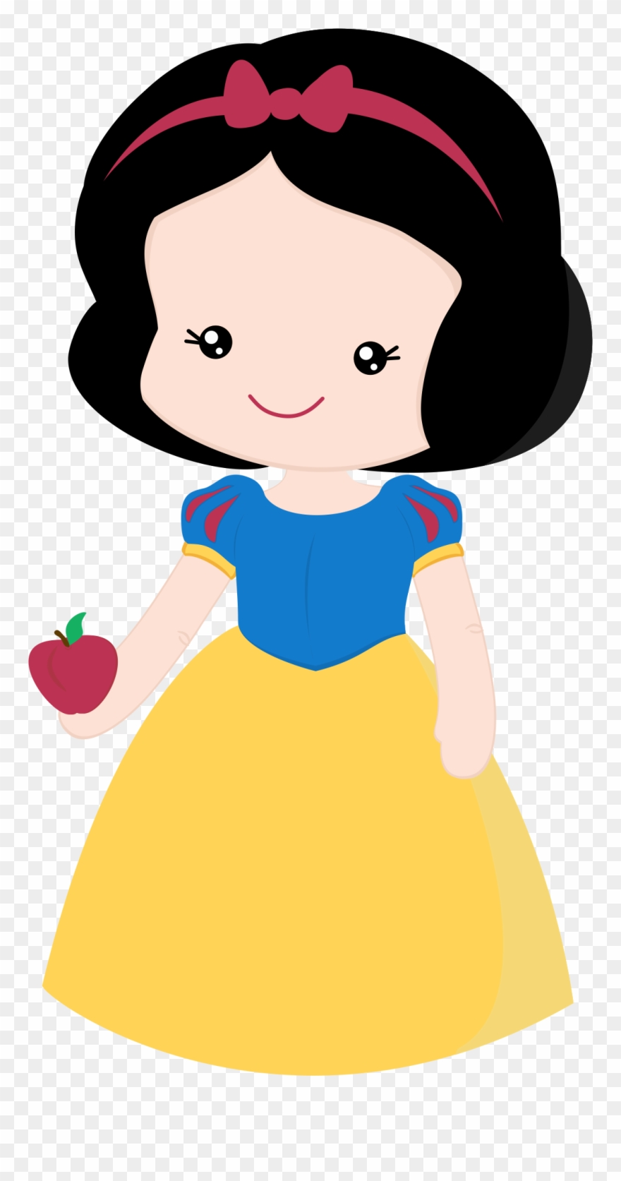 Disney Princess Clip Art - Branca De Neve Baby - Png Download
