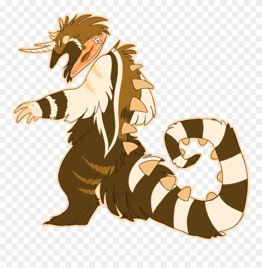 Clip Art Freeuse Library Anteater Drawing Anime - Cartoon - Png Download
