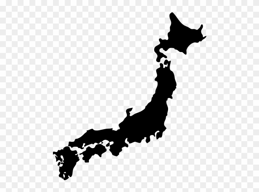 Japan Map - Japan Map Outline Clipart