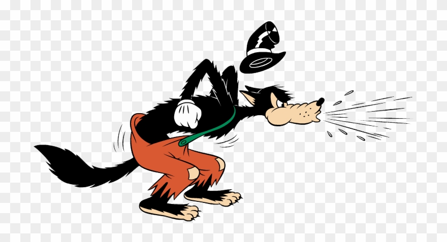 What Did The Wolf Say When The Pigs Didn't Let Him - Wolf From 3 Little Pigs Clipart