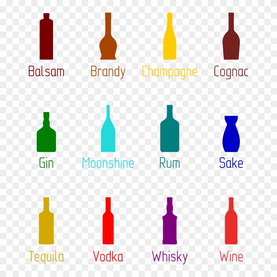 Alcoholic Drink Clipart Rum Fizzy Drinks Clip Art - Alcoholic Drink - Png Download