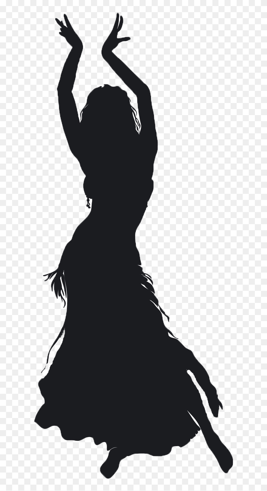 Copy Copy - Belly Dancer Silhouette Clipart