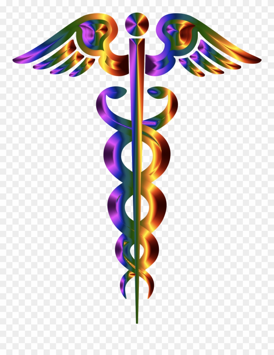 Png Royalty Free Download Caduceus Transparent Clip - Hospital Symbol