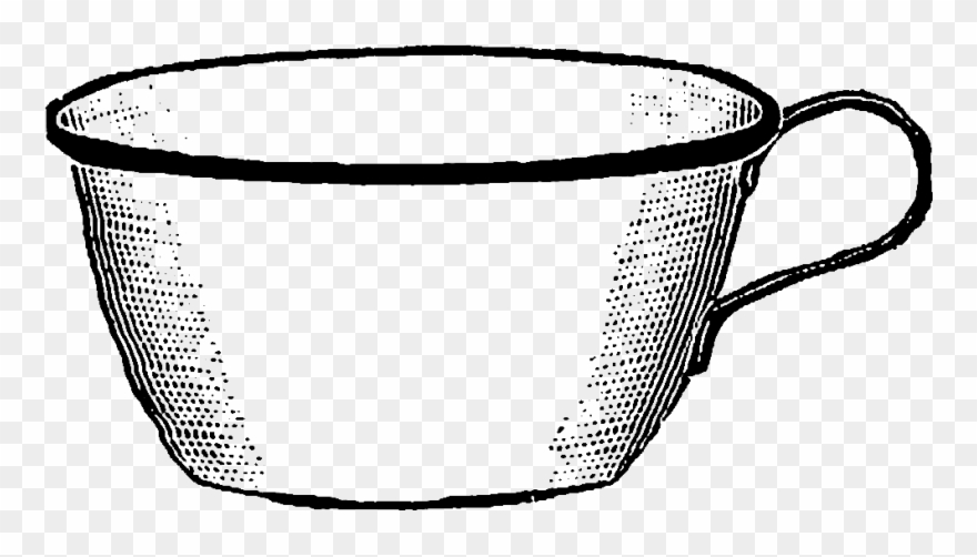 Clip Art Are Of Antique Coffee Mugs - Clip Art - Png Download