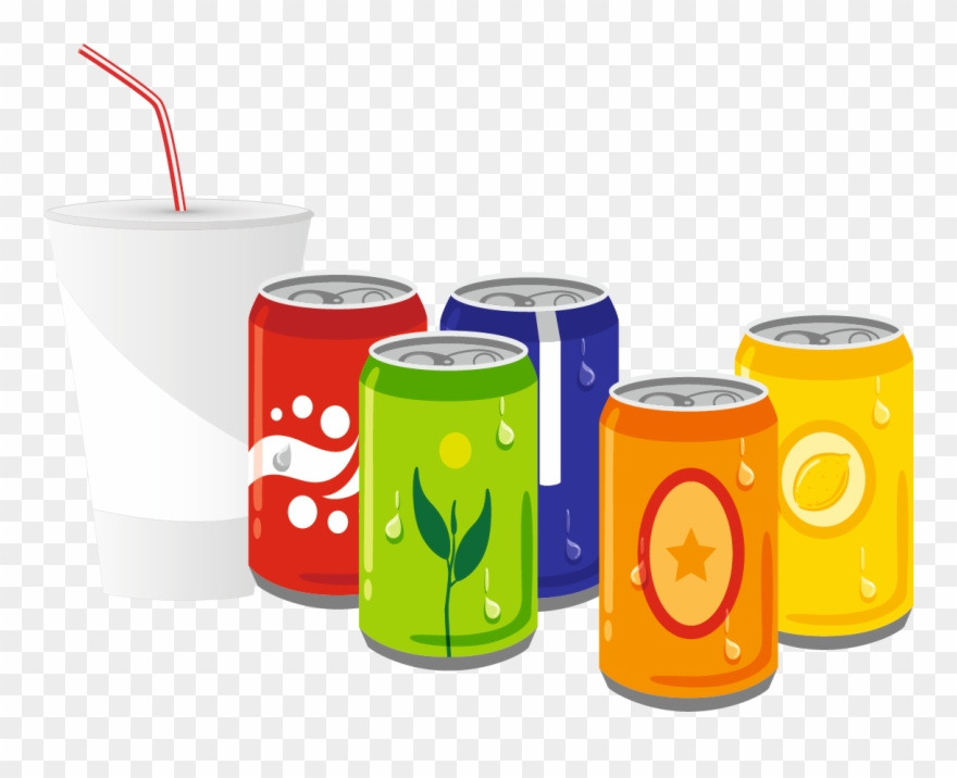 Beverage Clipart Soft Drink - Soft Drink Cartoon Png Transparent Png