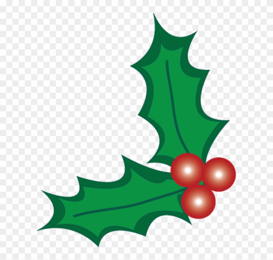 Permalink To Holly And Berries Clip Art - Holly Berry Clip Art - Png Download
