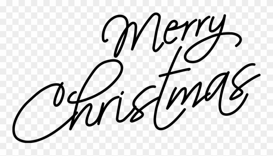 Merry Christmas Saying - Merry Christmas Clipart - Png Download