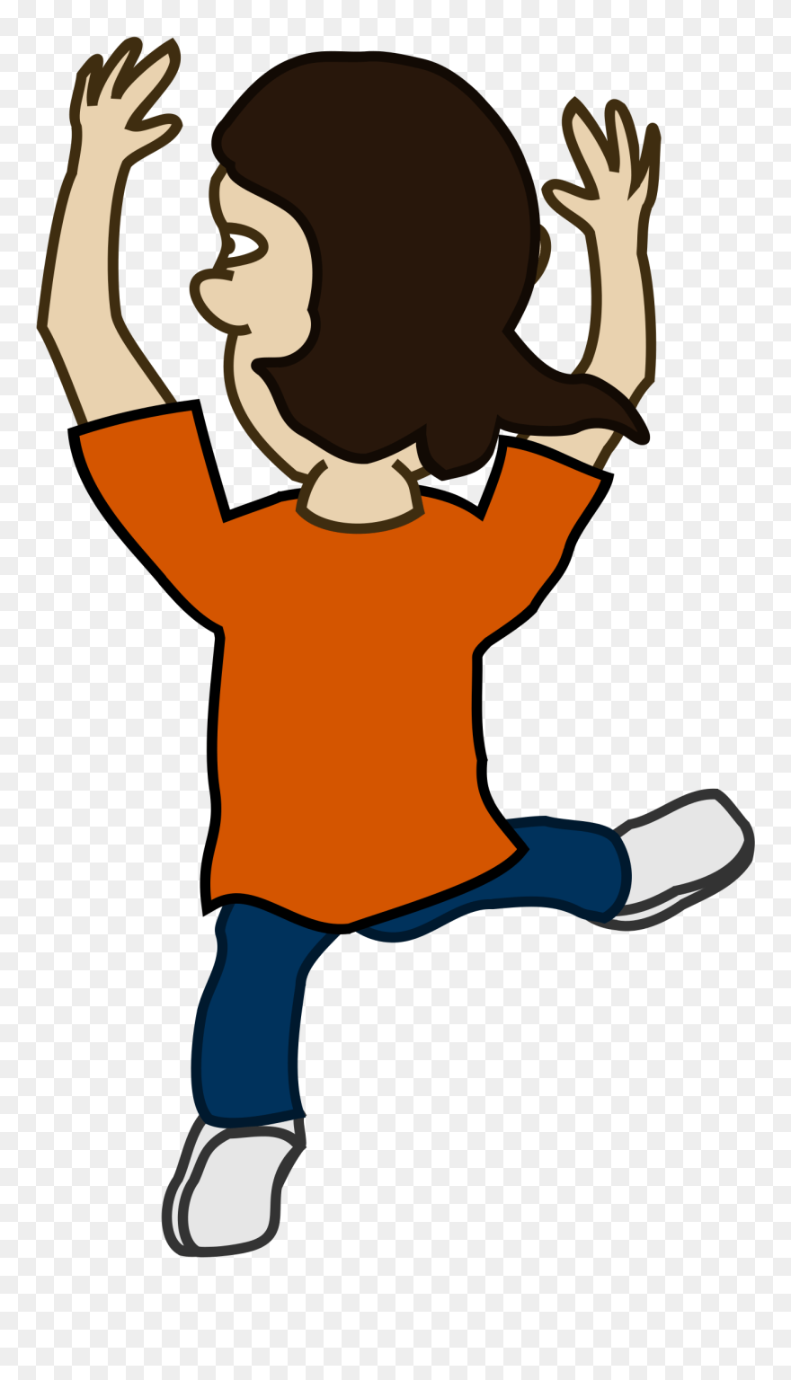Dancer Clipart, Vector Clip Art Online, Royalty Free - Moving Pictures Of People Dancing - Png Download