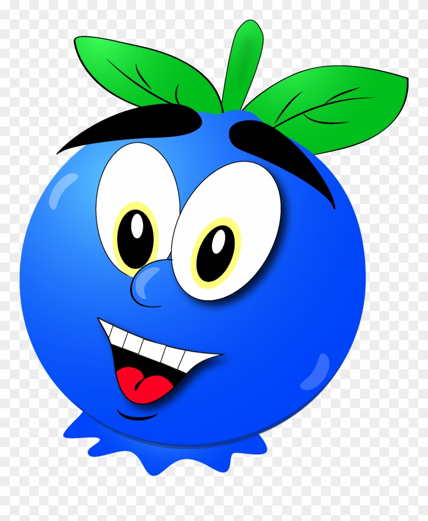 Boy Vector School - Blue Fruit Cartoon Png Clipart