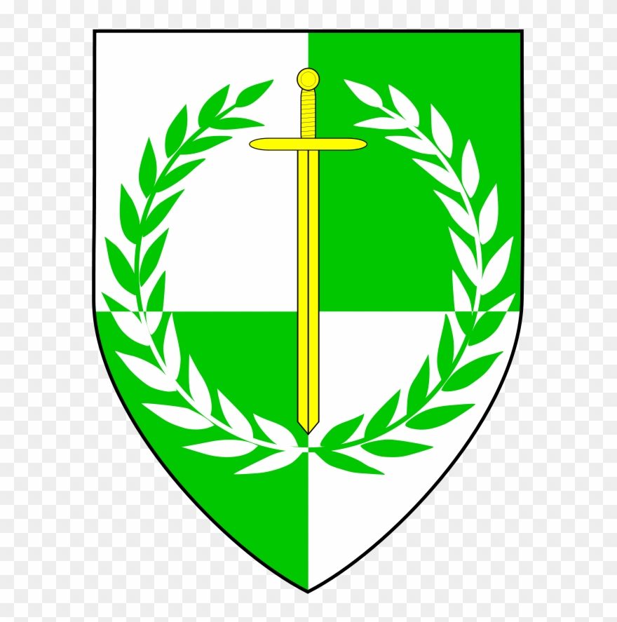 Download Olive Leaf Clip Art Clipart Laurel Wreath - Tree Vines And Shield - Png Download