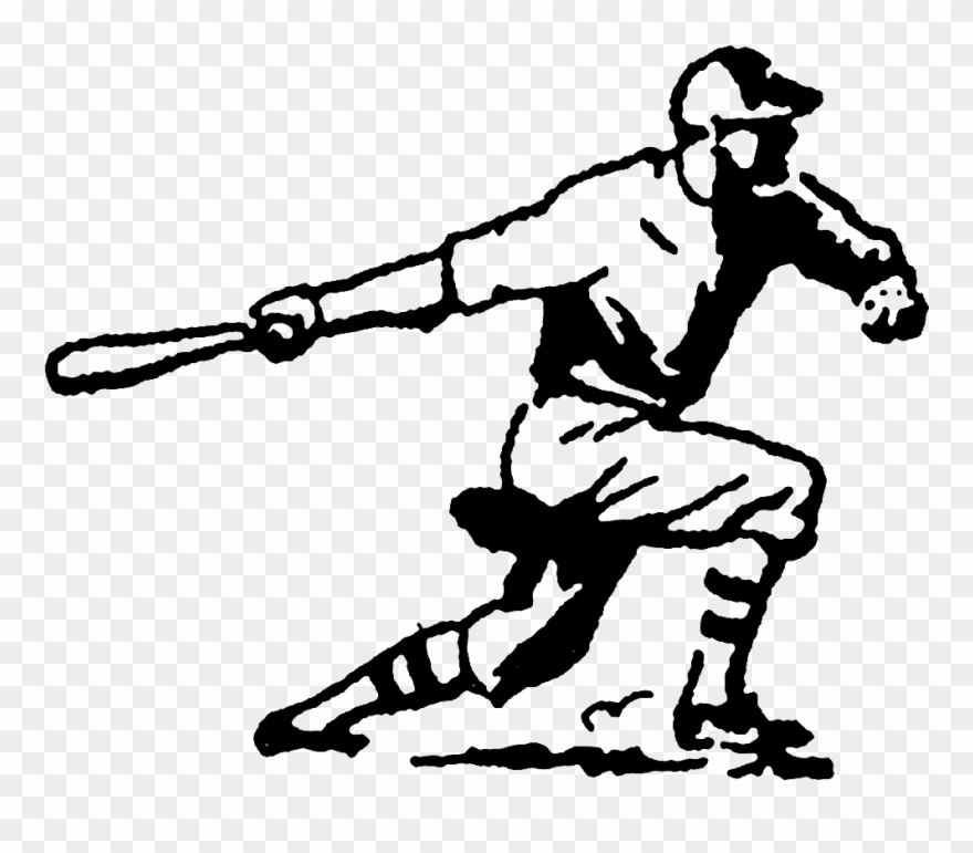 Digital Stamp Design Vintage - Vintage Baseball Clip Art - Png Download