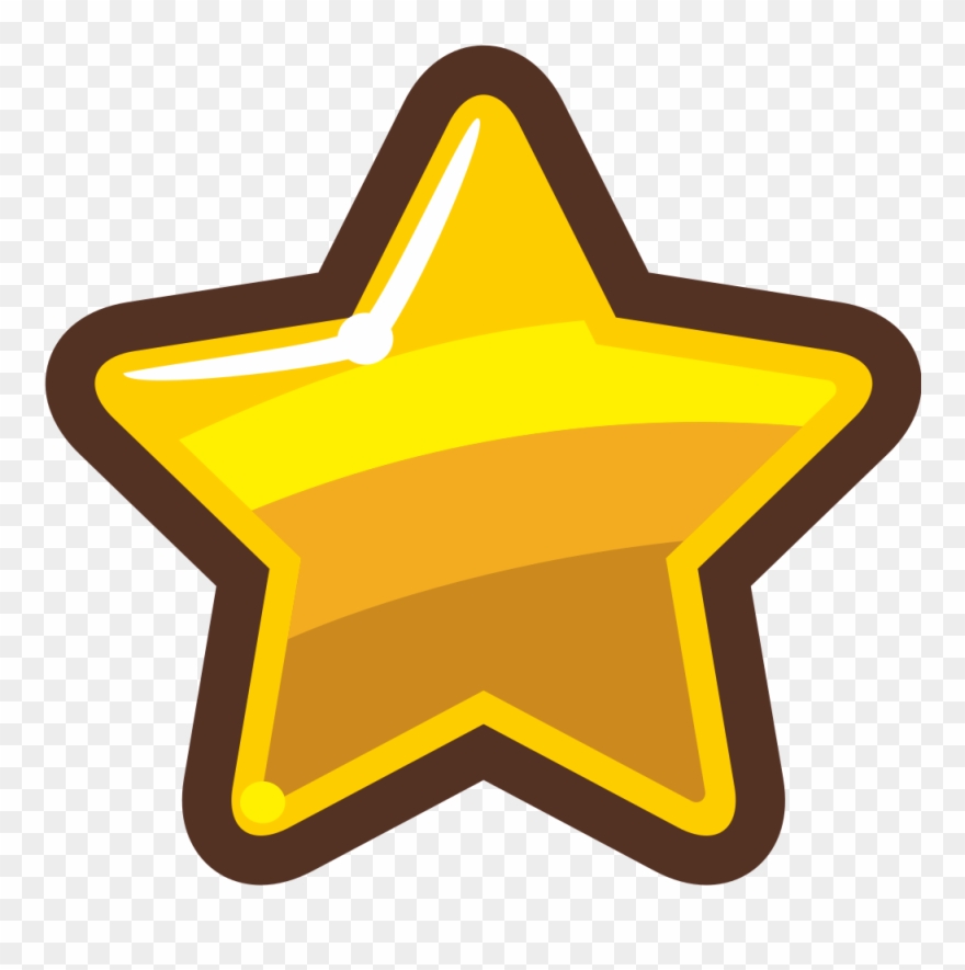 Gold Medal Star Cartoon Drawing - Cartoon Gold Star Clipart