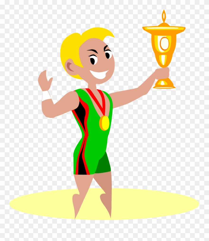 Png - - Winner Wrestling Cartoon Clipart