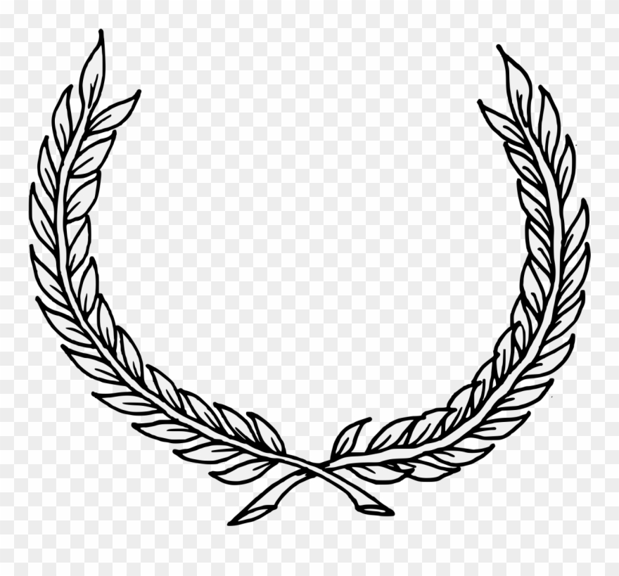 Png Library Branch Bay Wreath Clip Art Transprent Png - Laurel Wreath Drawing Png Transparent Png