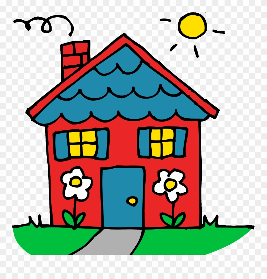 Goodbye, Childhood Home - Home For Kids Clipart
