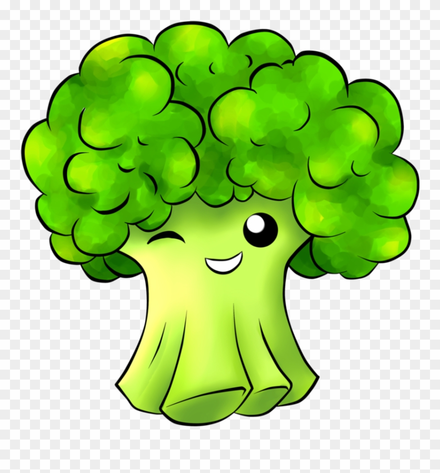 African Animal Clipart - Cute Broccoli Png Transparent Png