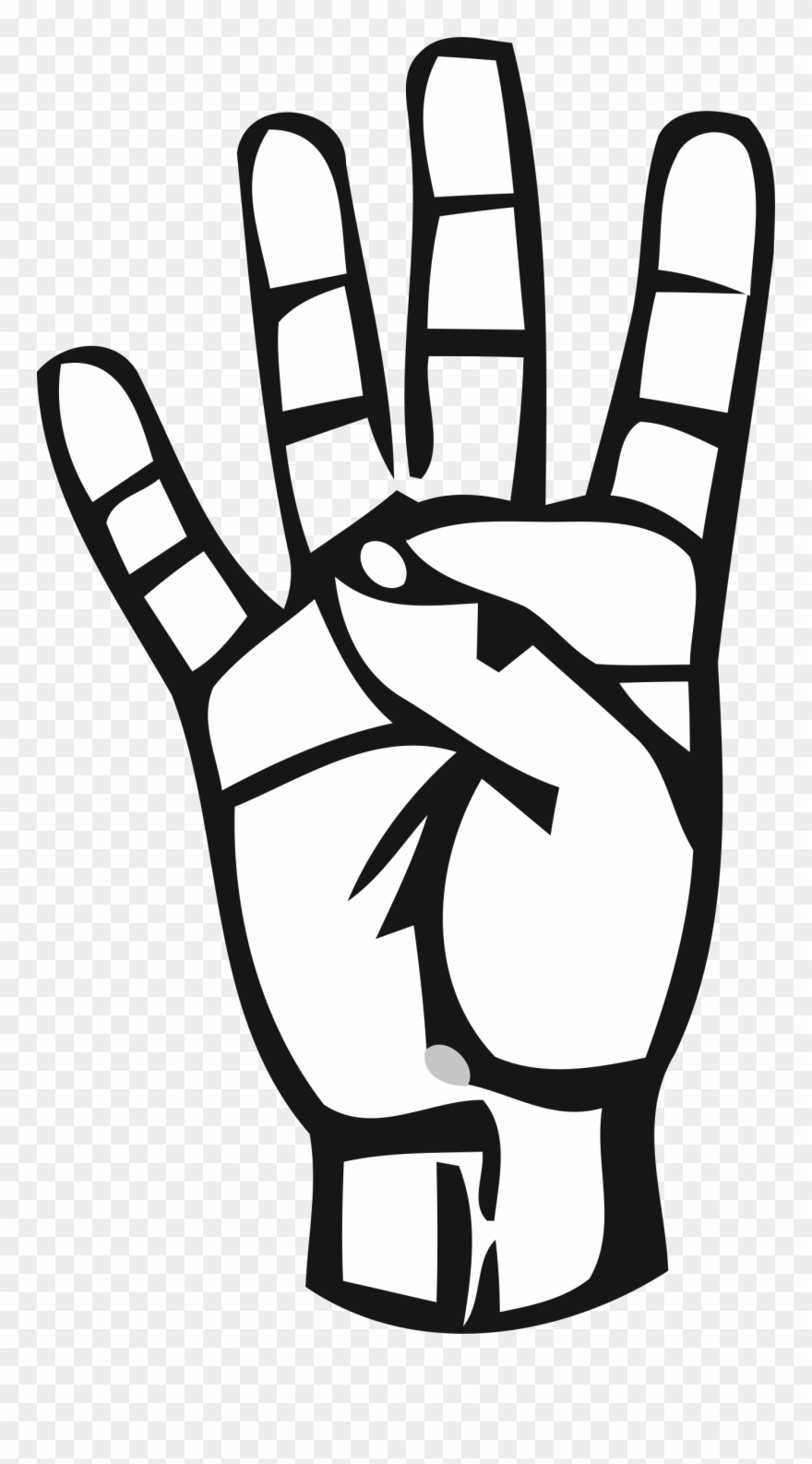 American Sign Language Baby Sign Language - Sign Language 4 Tile Coaster Clipart