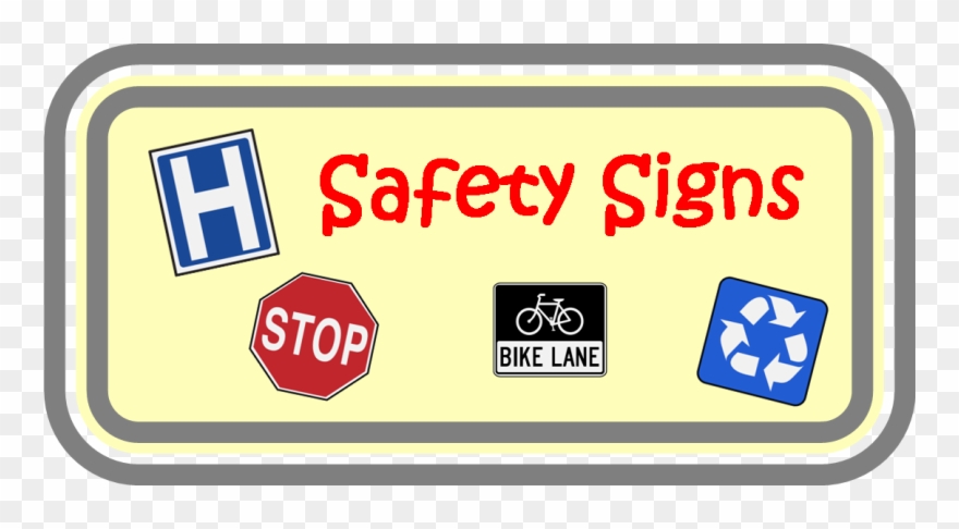 Safety Signs - Stop Sign Clipart