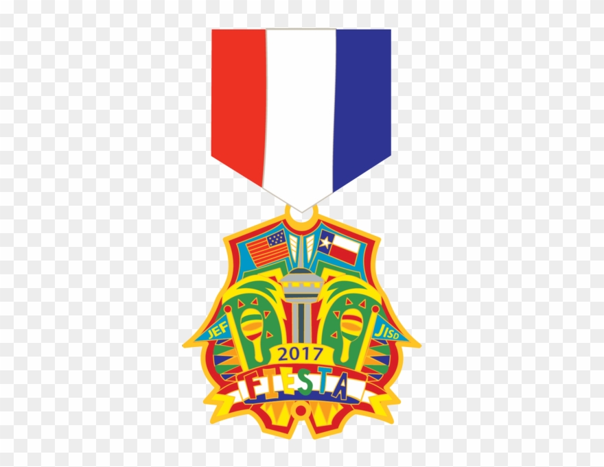 Each Year Judson Isd Partners With The United Way Campaign - 2017 Jisd And Jef Fiesta Medal Clipart