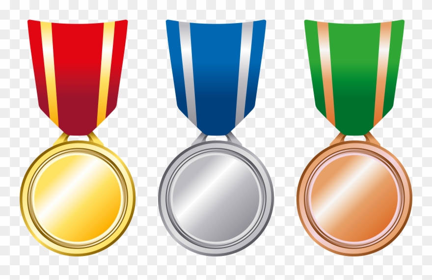 Bronze Clipart Golden Medal - Png Download