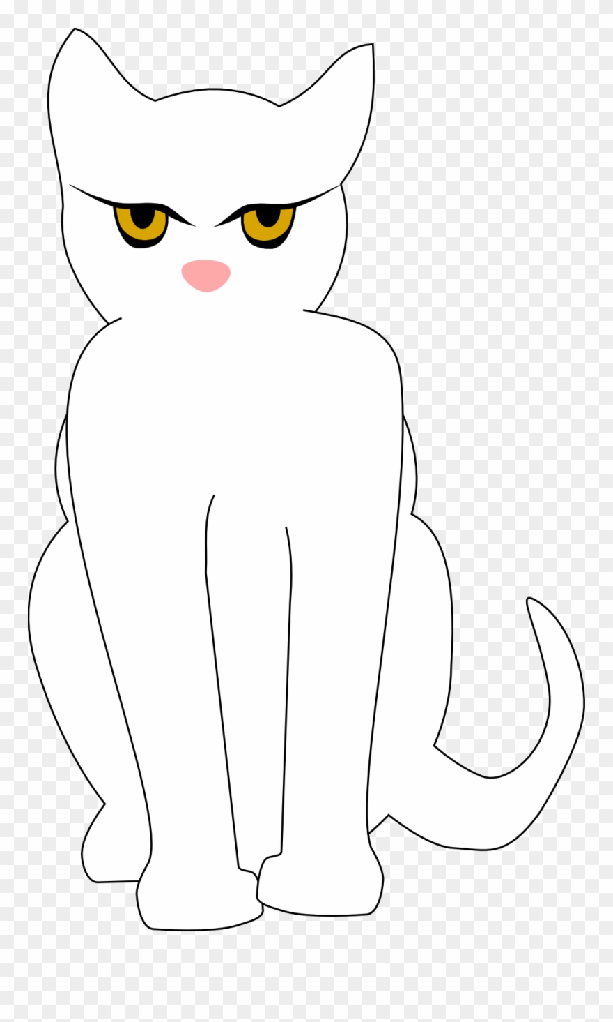 Clip Arts Related To - Cat Black And White Net Png Transparent Png