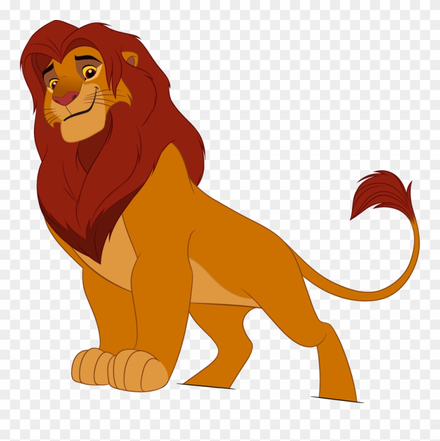 Catch Father Of Kion In The All - La Guardia Del Leon Simba Clipart