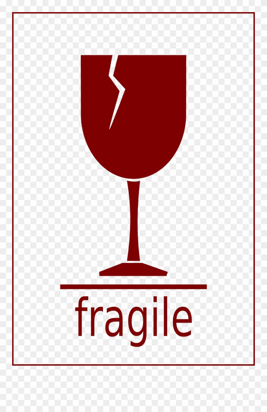 Fragile Label Svg Vector File, Vector Clip Art Svg - Fragile Cartoon - Png Download