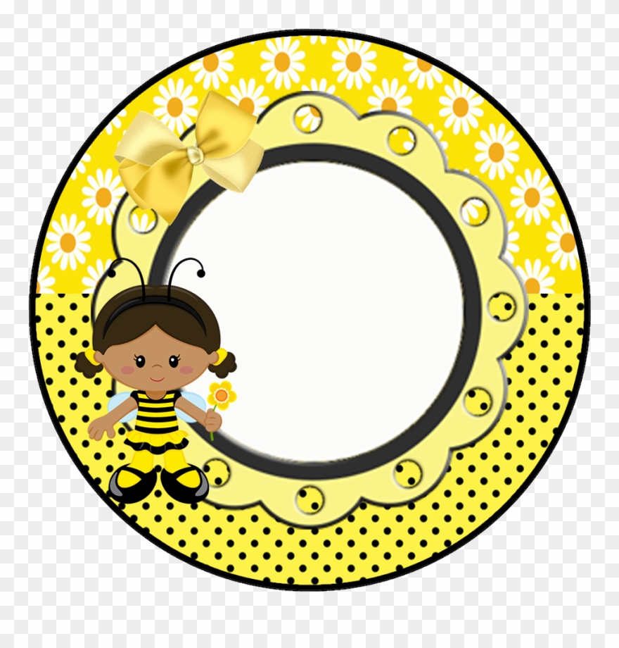 Kit De Aniversário Tema "abelhinhas" Para Imprimir - Abelhinha Redonda Clipart
