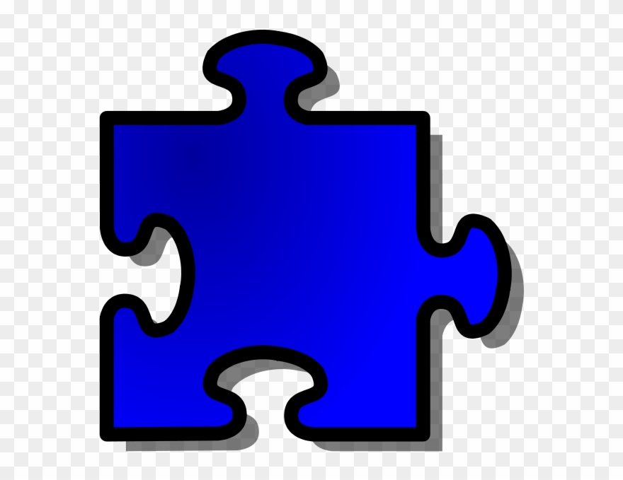 Free Vector Jigsaw Blue Puzzle Clip Art - Puzzle Pieces Clip Art - Png Download