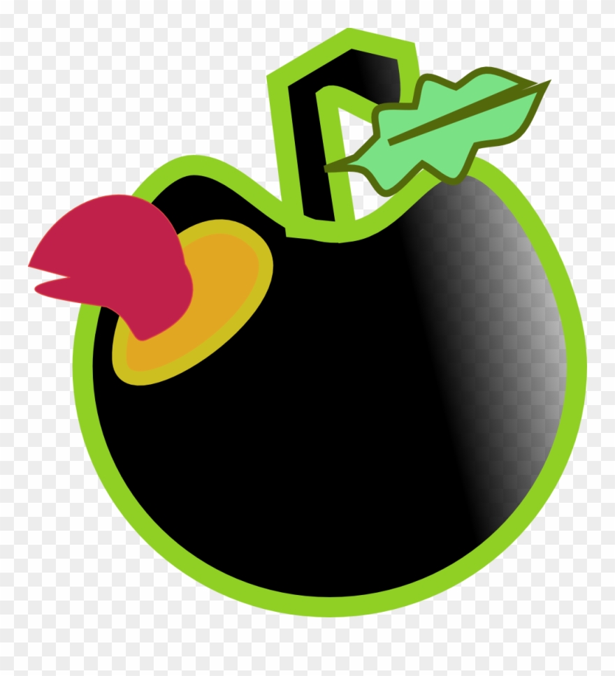 Clipart Png File Tag List, Clip Arts Svg File - Black Apple Transparent Png