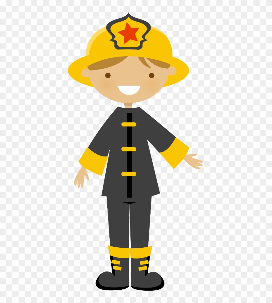 Say Hello, Journaling, Clip Art, Firefighter, Molde - Illustration - Png Download