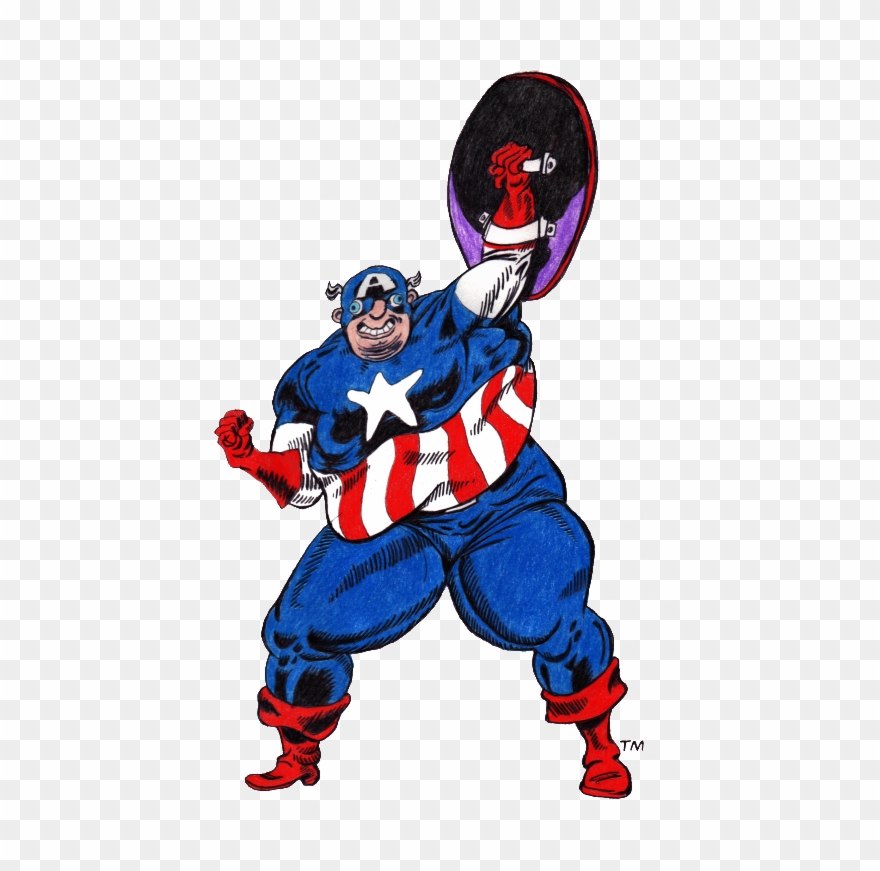 1 Vector 1st Place Trophy - Draw Captain America Easy Clipart