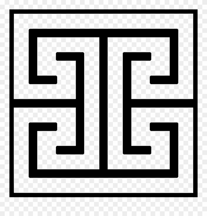 Guo Fu Hotpot Steamboat Ornament Greek Language Meander - Text Decoration Greek Clipart