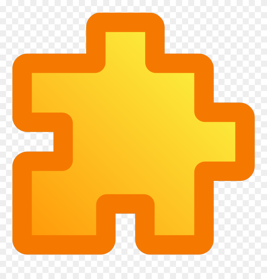 Icon Puzzle Yellow - Victor Puzzle Png Clipart