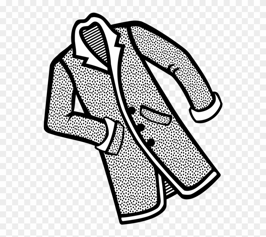 Overcoat Jacket Clothing Lab Coats - Desenho De Um Casaco Clipart