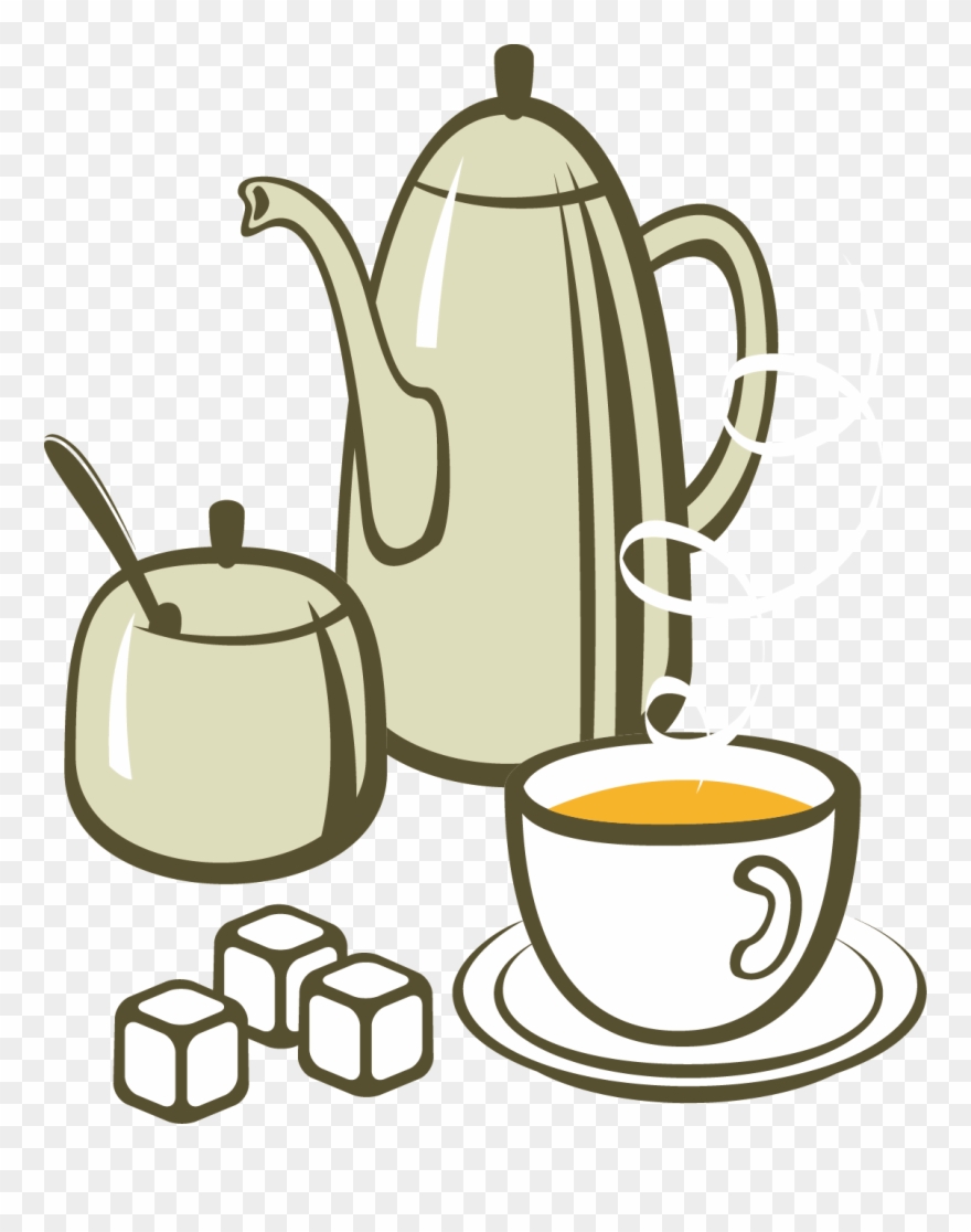 Coffee Clip Kettle Clip Transparent - Tea - Png Download