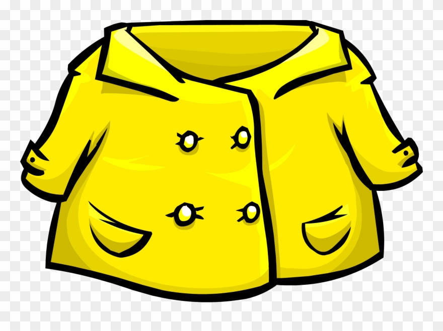 Banner Free Stock Rain Coat Clipart - Yellow Raincoat Clipart - Png Download