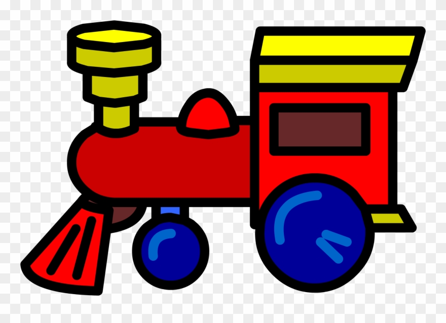 Locomotive Clipart Toy Train - Clipart Toy Train - Png Download