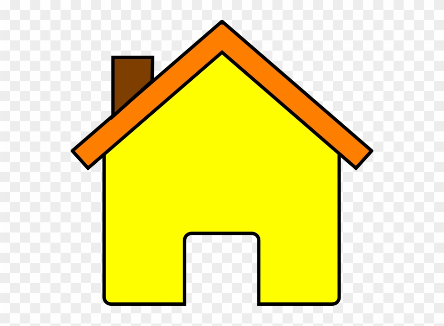 Yellow House 2 Clip Art At Clker Com Vector Clip Art - Green House Clipart Png Transparent Png