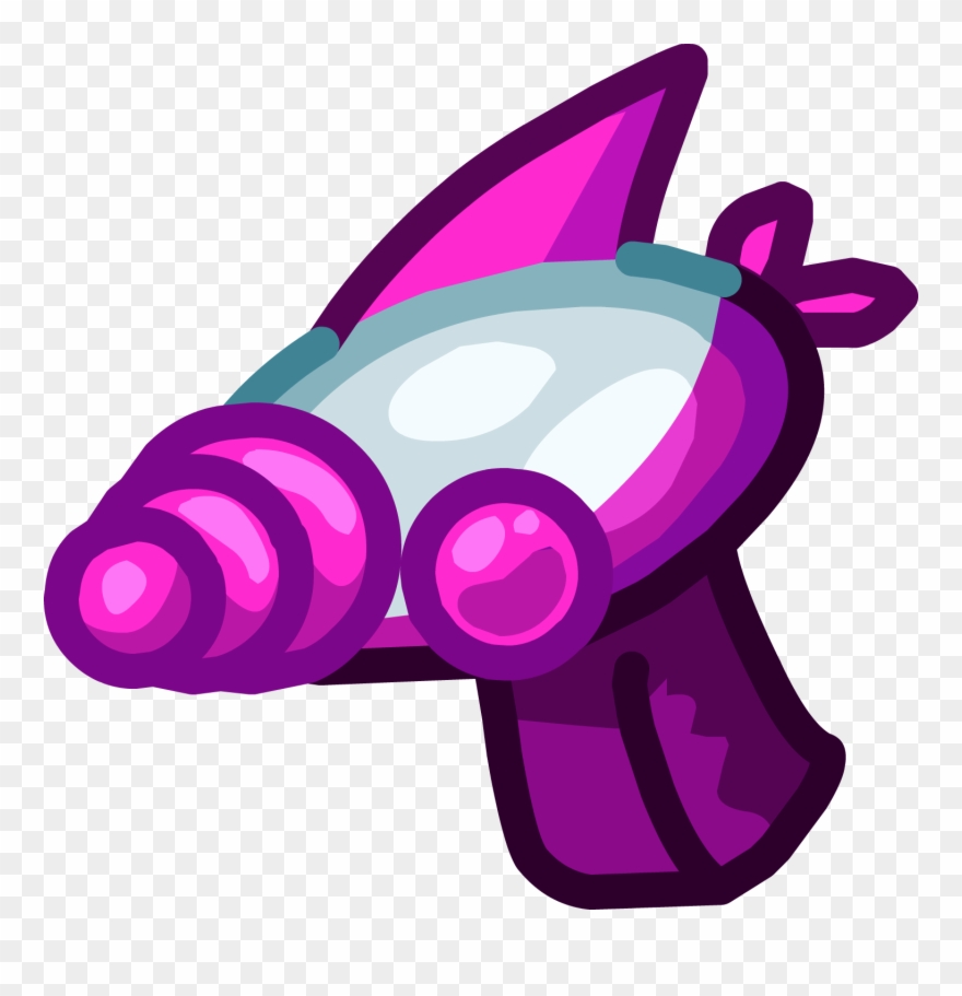 Bubble Ray Gun - Club Penguin Gun Clipart