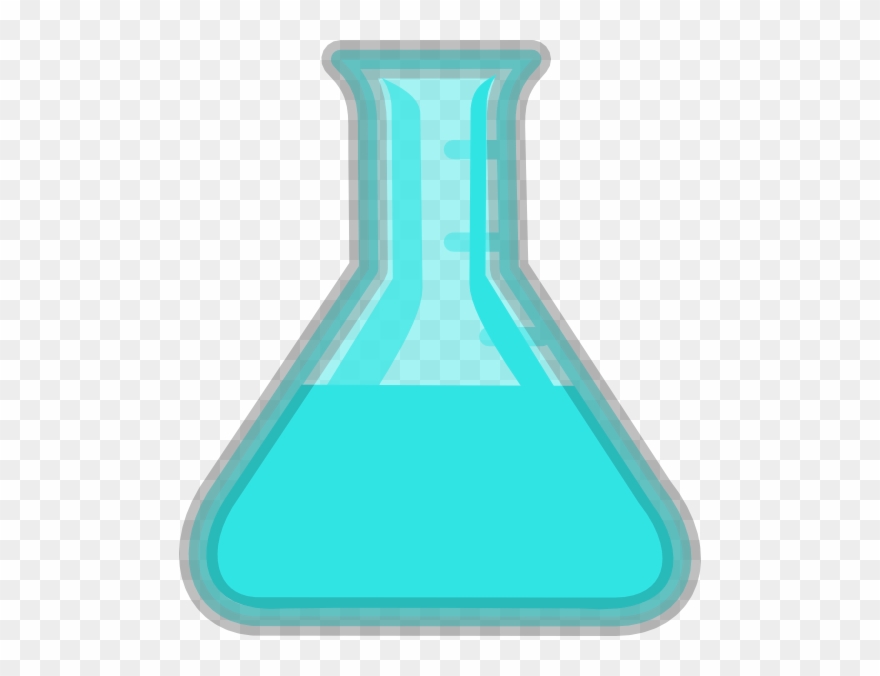How To Set Use Light Blue Flask Lab Svg Vector Clipart