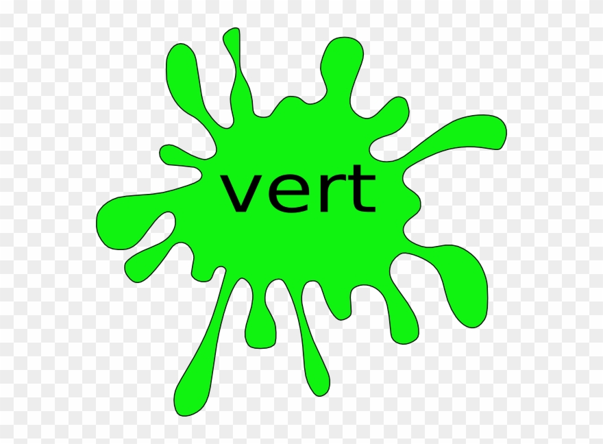 Laser Tag Clip Art Clipart - Green Paint Splatter Clip Art - Png Download